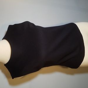 GAP SLEEVELESS TOP M ZIP BLACK